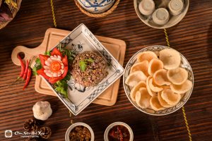 Vả trộn tôm thịt kiểu huế