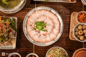 Thịt luộc tôm chua Huế
